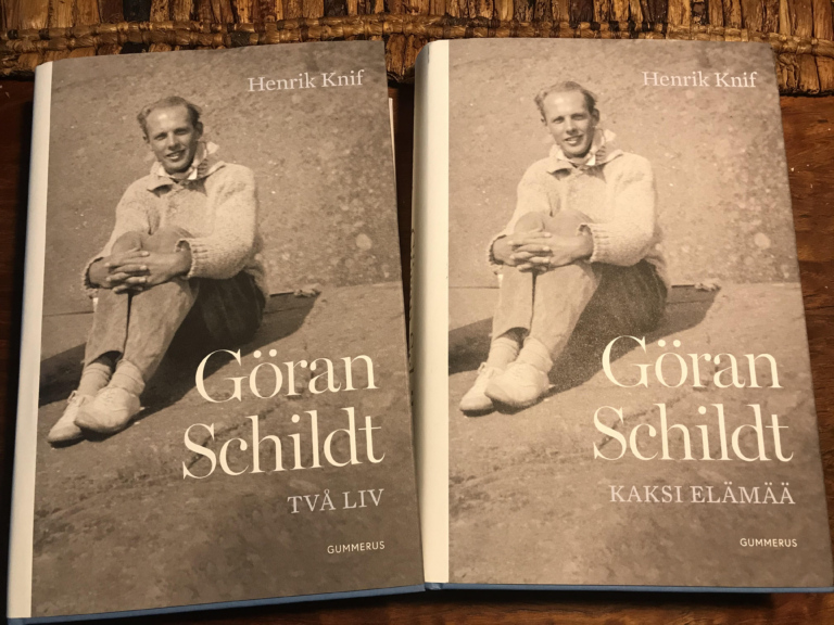 HSS:aren Henrik Knifs nya bok – Göran Schildt 2 liv
