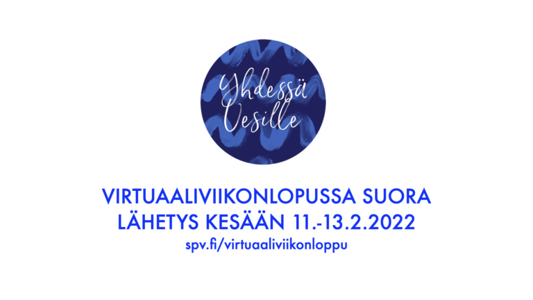 SPV – Tervetuloa Yhdessä Vesille -virtuaaliviikonloppuun!